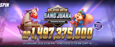 Bonus Selamat Datang Baru banner